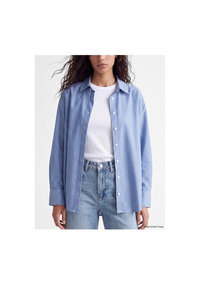 LC Waikiki Two Mt Shop Kalitesi Xsıde Mavi Çizgili Oversize Oxford Kadın Gömlek Mavi - 930114569 Mavi LC Waikiki Two Mt Shop Kalitesi Xsıde Mavi Çizgili Oversize Oxford Kadın Gömlek Mavi - 930114569 Mavi