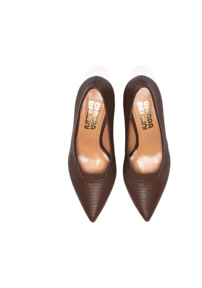 Napa 1196 Praline C1475 Topuklu/ Stiletto Kadın Diğer 9841 152 Chiara Bellini Leather Kahverengi