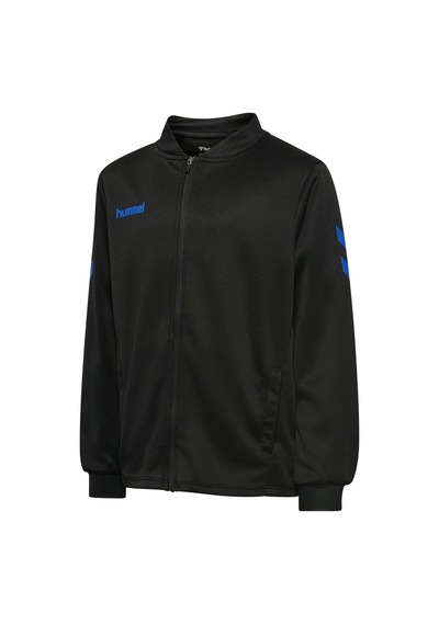 Hummel Logolu Kolej Yaka Fermuarlı Eşofman Takımı Unisex Çocuk Eşofman Takımı 236383-2431 Siyah