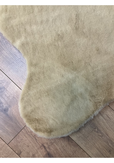 Tavşan Tüyü Post Peluş Ultra Yumuşak Post Puffy Cappuccino Camel