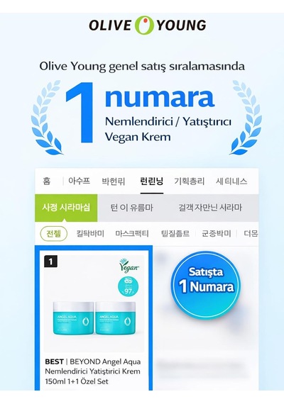 Angel Aqua Moisture Cream Nemlendirici Krem Hyaluronik Asit Panthenol Cica 150 Ml