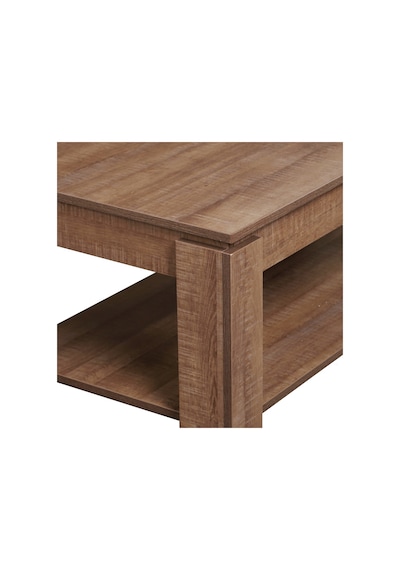 Shelf Orta Sehpa Koyu Meşe / Dikdörtgen Orta Sehpa