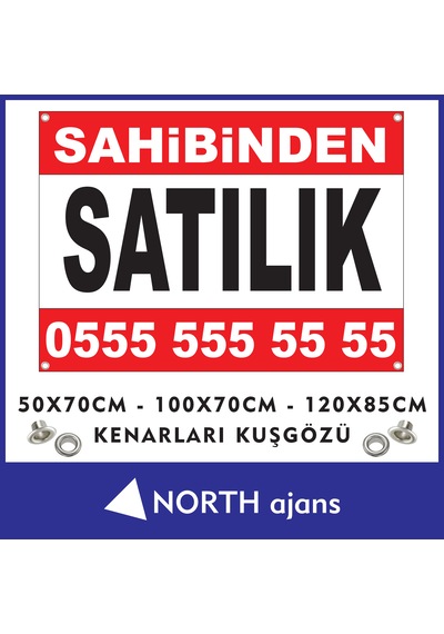 Branda Afiş 50x70cm + Kuşgözü
