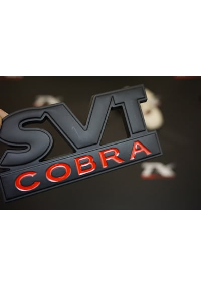 Ford Mustang Shelby Svt Cobra Bagaj Krom Metal 3M 3D Logo Amblem (548530263)