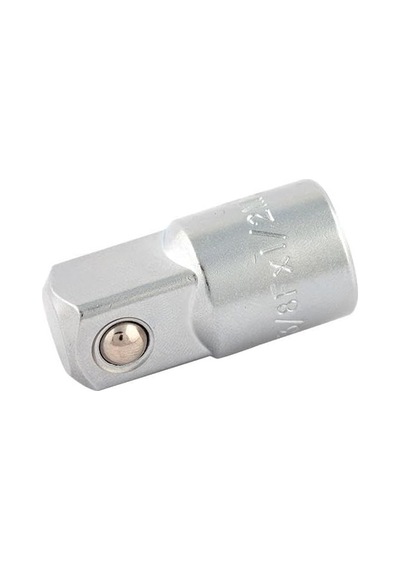 İzeltaş 1510060007 3/8"f X 1/2"m Lokma Adaptörü, Krom, 3/8"