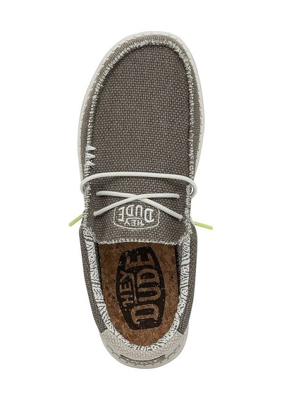 Hey Dude Wally Erkek Sneaker 40003 Flannel Grey/olive Grey