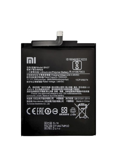 Xiaomi Redmi 6 / 6A Batarya Bn37 3000 Mah