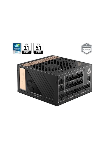 Msı Meg Aı1300p Pcıe5 1300w 80+ Platınum Power Supply