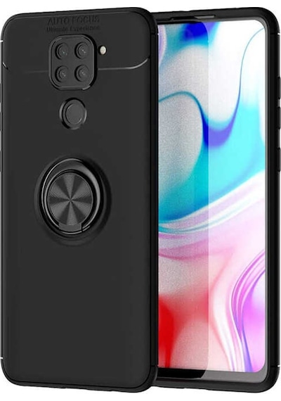 Xiaomi Redmi Note 9 Kilif Yüzüklü Magnetli Ravel Case 406653386