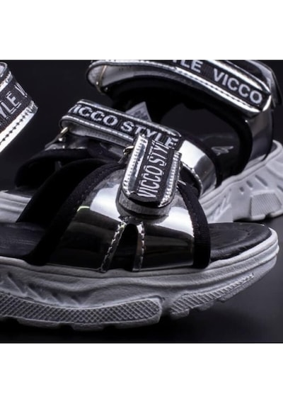 Vicco Club 321.B20Y.371 Kız Çocuk Sandalet Gümüş 22-25 Gümüş