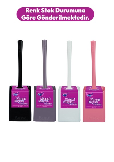 Premium Klozet Fırçası Onikili Paket Çok Renkli