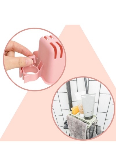 Musluğa Takılan Sünger Havlu Askılı Sabun Hazneli Mutfak Banyo Lavabo Düzenleyici Organizer 5324 19 x 7 CM