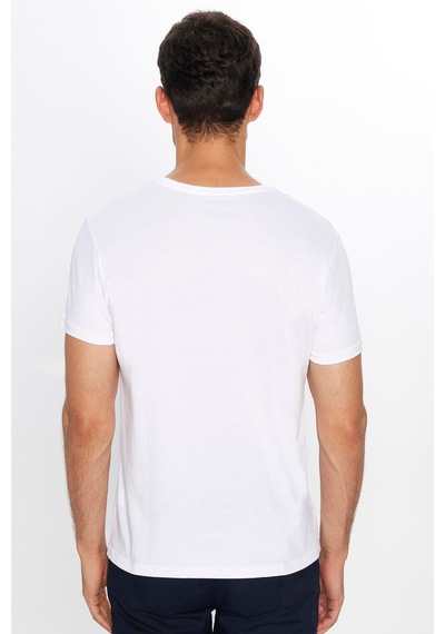 Tudors Erkek Slim Fit Dar Kesim %100 Pamuk Yumuşak Dokulu Baskılı Beyaz Bisiklet Yaka Tişört-31700 Beyaz Tudors Erkek Slim Fit Dar Kesim %100 Pamuk Yumuşak Dokulu Baskılı Beyaz Bisiklet Yaka Tişört-31700 Beyaz