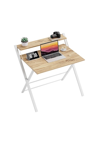 Bodo Metal Ayaklı Laptop Masası Katlanır Çalışma Masası Raflı Masa Katlanır Laptop Sehpası Beyaz - Çam Bodo Metal Ayaklı Laptop Masası Katlanır Çalışma Masası Raflı Masa Katlanır Laptop Sehpası Beyaz - Çam