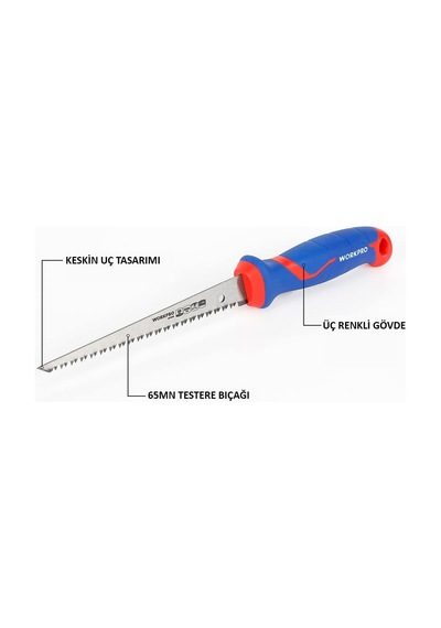 Workpro Wp215016 150mm Hızlı Kesim Profesyonel Alçıpan Testeresi Fr Wp215016