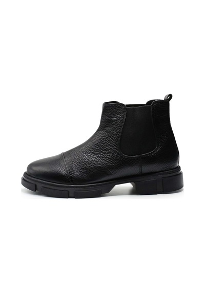 Costo Shoes Büyük Numara Erkek Bot Rahat Geniş Kalıp Siyah