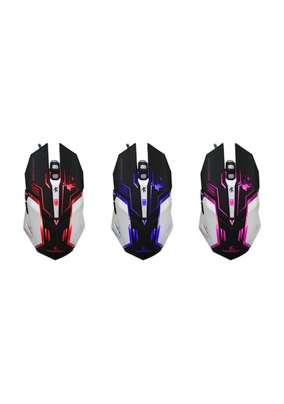 Rampage KM-R77 Usb 3 Farklı Ledli Gaming LC Layout Multimedya Klavye Mouse Set