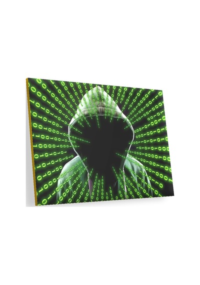 Cakasepetim Anonymous Hacker Bits Ahşap Mdf Tablo