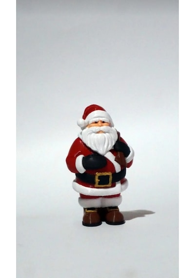 Noel Baba - Dekoratif Yılbaşı Maketi Ve Süsü 10cm