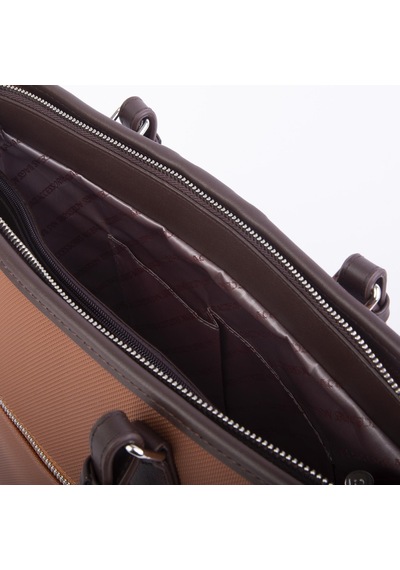 Nas Bag Kadın Omuz Çantası Spor Şık Ayarlanabilir Omuz Askılı Taba Kahve Kum Lacst 33x27x12 Cm taba Taba