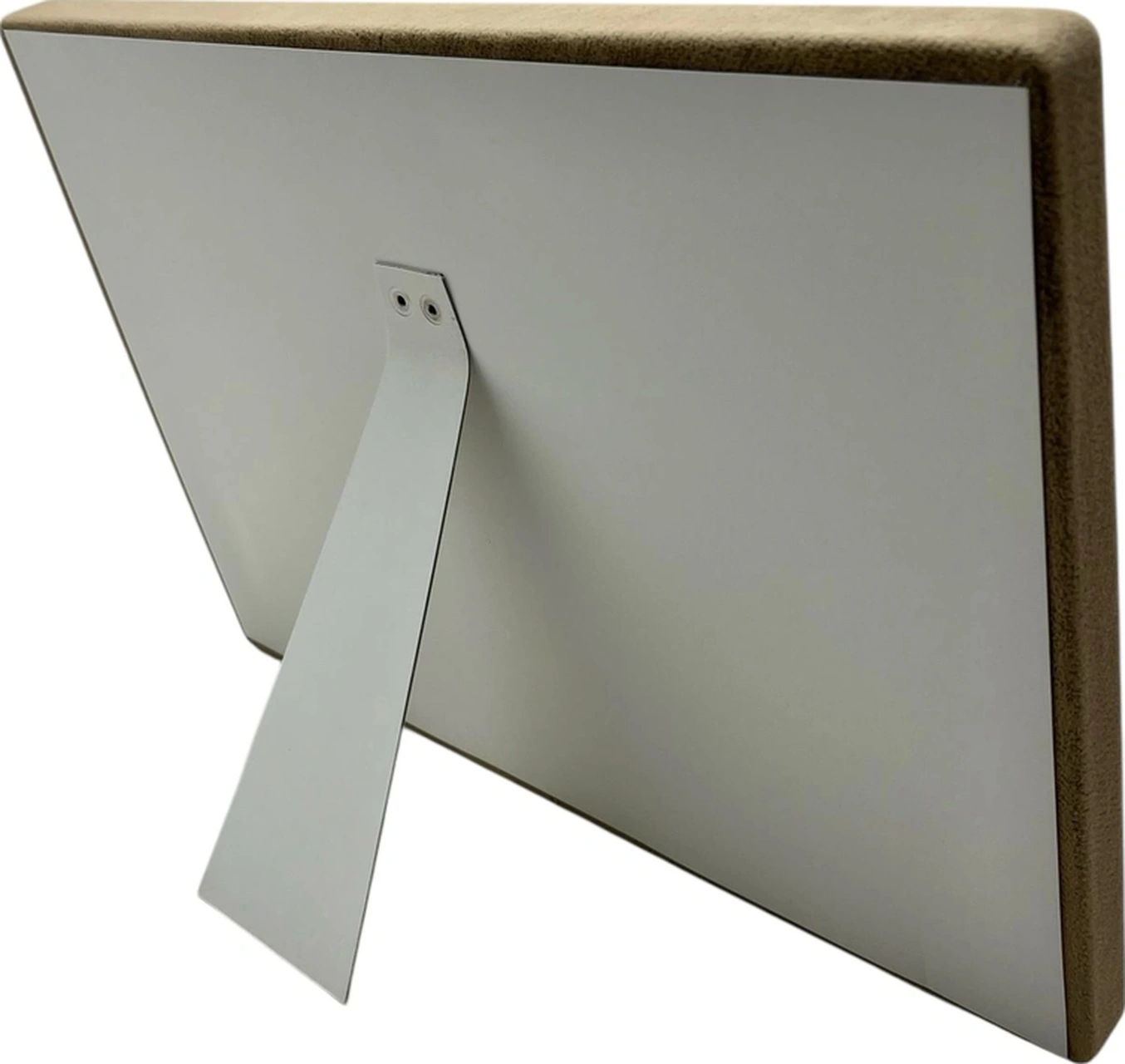 Süet Kumaş Kahve 34-24 Cm Ayaklı 18 Pedli Kolye Tabla Stand