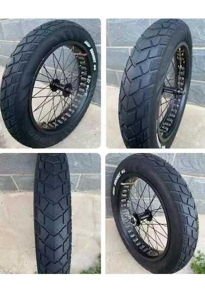 Obor Escort E-fat Bike Zırhlı Dış Lastik 20x4.0 3 Mm Zırh Siyah