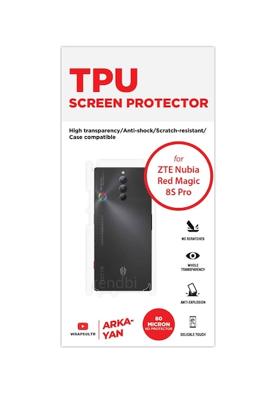 Zte Nubia Red Magic 8s Pro Arka Ve Yan Kaplama Koruyucu Hd Film