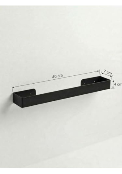 40 Cm Yapışkanlı Havlu Askısı Metal Havluluk Delmeden Montaj Banyo Havlu Askılığı Mutfak Havlu Tutucu Lavabo Ya Diğer