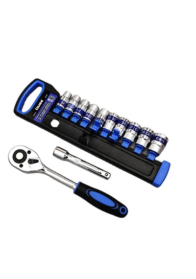12 Parçalı Lokma Anahtar Seti + 1/2" Cırcır, Çelik Xl