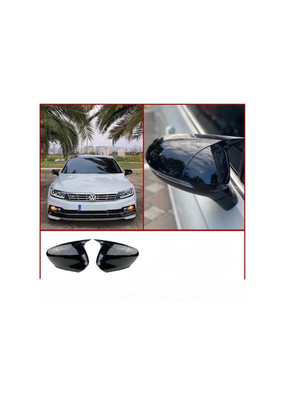 Volksvagen Passat B8 2014-2019 Parlak Siyah Batman Ayna Kapagı