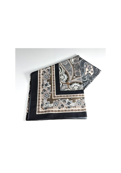 Miray Nevada Büyük Boy Organik Pamuk Eşarp - 120 X 120 - 06452 Krem