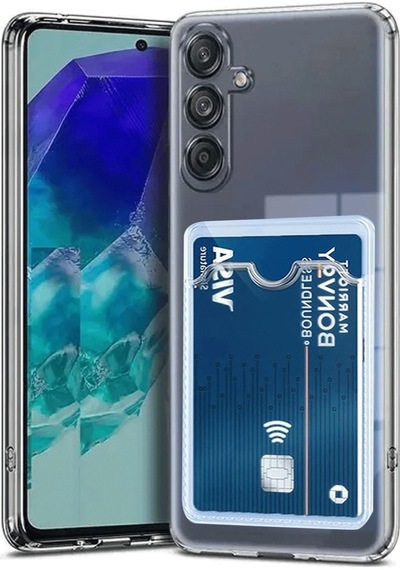 Newface Samsung Uyumlu Galaxy A36 Kılıf Kart Şeffaf Silikon - Şeffaf Şeffaf