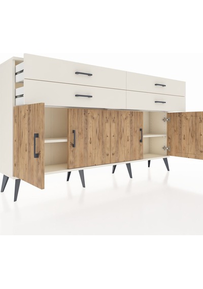 Arges Konsol 2 Raflı 4 Çekmeceli 8 Kapaklı 176x30x99 Aytaşı-çam/a Aytaşı-çam/aytaşı Arges Konsol 2 Raflı 4 Çekmeceli 8 Kapaklı 176x30x99 Aytaşı-çam/a Aytaşı-çam/aytaşı