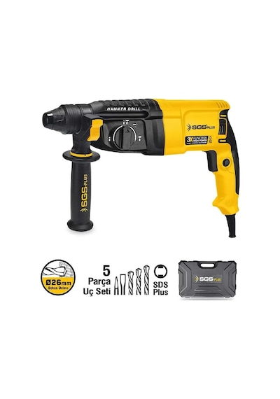 Kırıcı Delici Matkap 800w 26mm 3 Kg