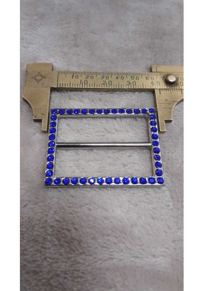 Kaplama Taşlı Toka İç Kemer Genişlik 3,5 Cm Dış Ölçü /4x3 Cm 1 Adet