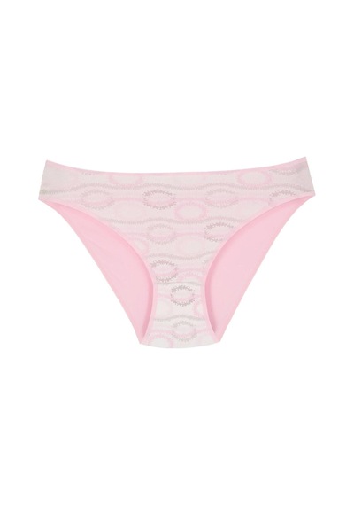 18001-3 Kadın 7'li Pinks Bikini Külot Paketi V7-penbe Mix Çok Renkli