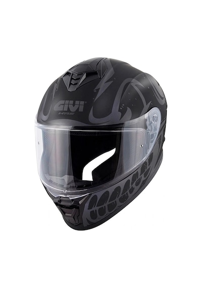 Gıvı 50.x Bones Mat Siyah-gri Kask Mat Sıyah-grı