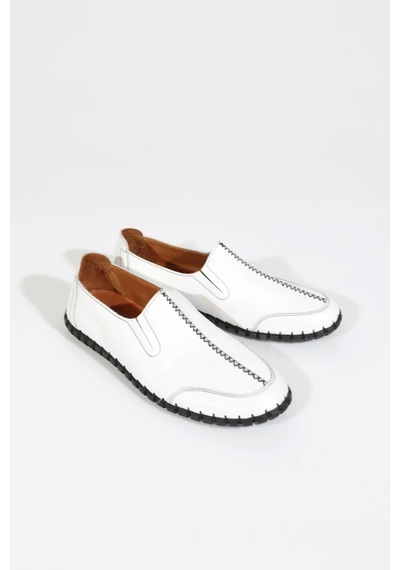 Dgn 234 Erkek Comfort Ayakkabi Beyaz Marsel