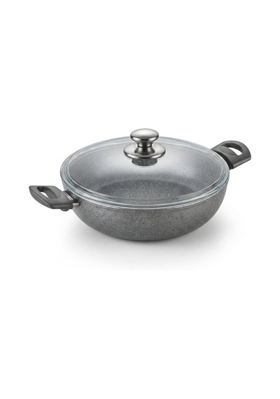 Argos 26 Cm Karnıyarık Tenceresi - İç-dış Gri Kırçıl Granit Efektli Yanmaz Yapışmaz Cam Kapaklı Sığ Tencere Çok Renkli Argos 26 Cm Karnıyarık Tenceresi - İç-dış Gri Kırçıl Granit Efektli Yanmaz Yapışmaz Cam Kapaklı Sığ Tencere Çok Renkli