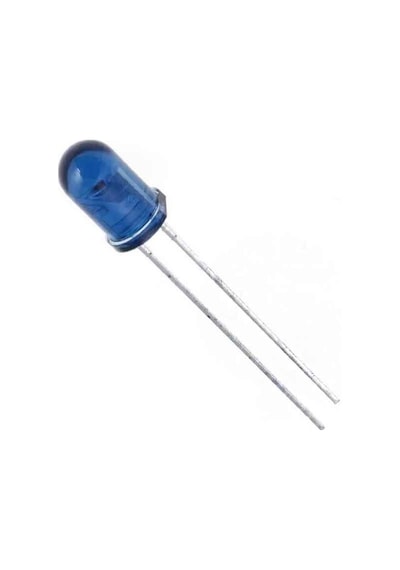 Led Mavi 5 MM Mercekli