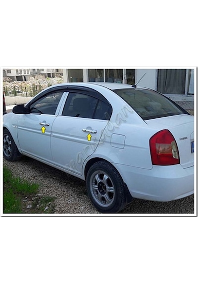 Db Chrome Hyundai Accent Era Kapı Kolu Nikelajı 4 Kapı P.Çelik