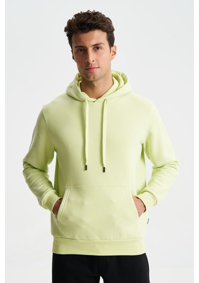 AR-MA Arma Şık Erkek Regular Fit Basic 3 İplik Şardonlu Kanguru Cepli Kapüşonlu Sweatshirt 001