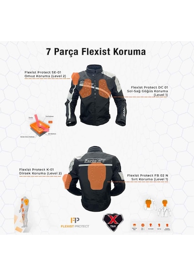 Forte Gt 2003054 Ar54 Yazlık Motosiklet Montu
