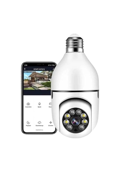 Gece Görüşlü 360 Derece  Wifi Kamera Kablosuz Güvenlik Kamerası