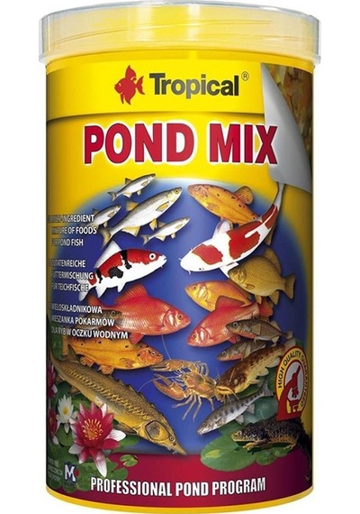 Tropical Pond Mix Bahçe Havuzunda Yaşayan Balıklar 1000 Ml
