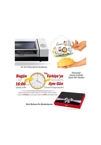 Safari Temalı Çocuk Odası Gece Lambası, Safari Konseptli Çocuk Doğum Günü Hediyesi Led Lamba, Sevimli Hayvanlar Bebek Gece Lambası