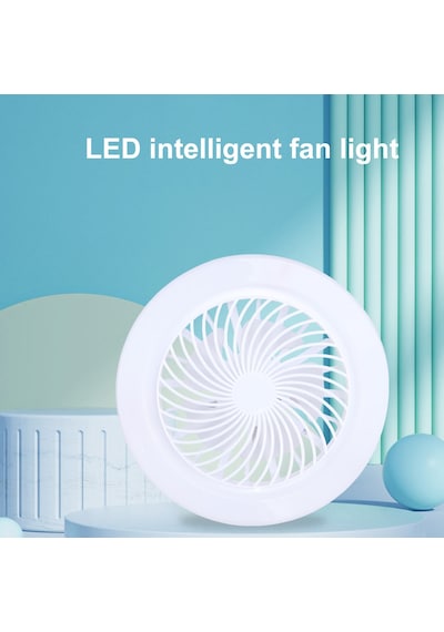 Hallow L6364-2 E27 Led Işıklı Sessiz Tavan Vantilatörü