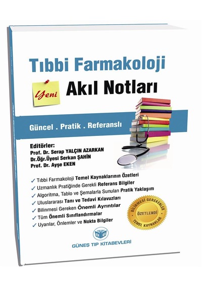 Tıbbi Farmakoloji Akıl Notları