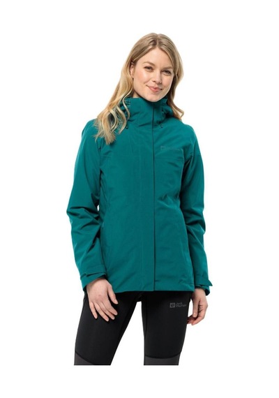 Jack Wolfskin Luntal 3in1 W Kadın Outdoor Mont 1116321 Sea Green