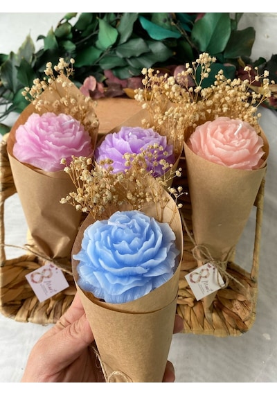 Bernami Vazo Pinterest Kadınlar Günü Hediyesi Mum Buketi 5 Adet 8 Mart Dünya Kadınlar Günü Hediyesi Diğer